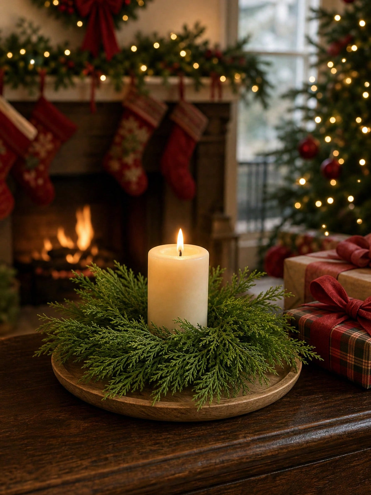 cedar candle ring - photo 11