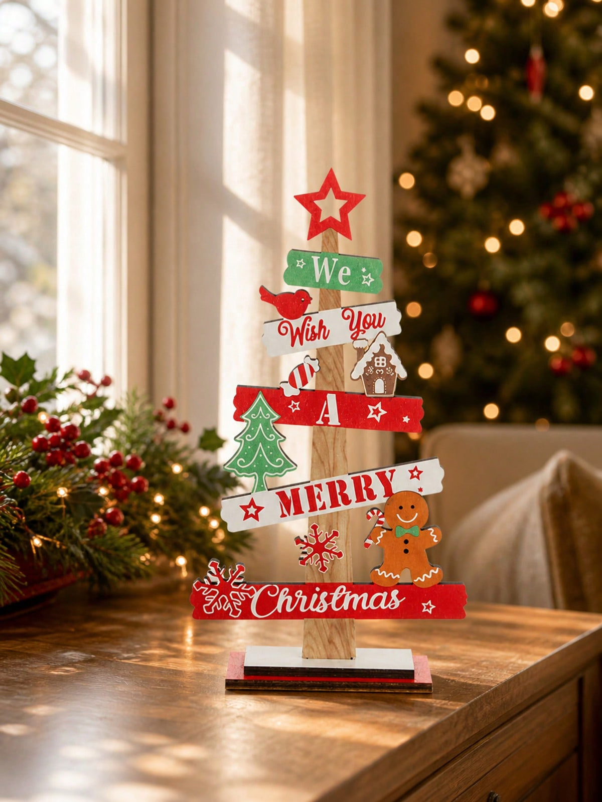 gingerbread tabletop sign - photo 12