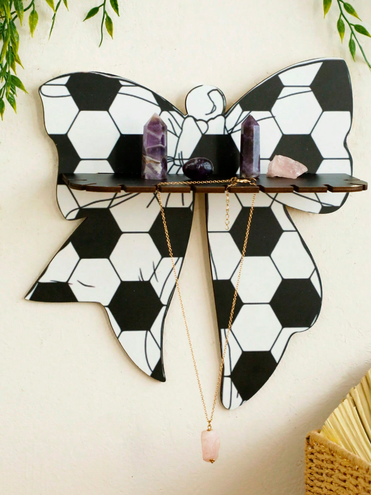 soccer ball bow wall shelf - photo 10