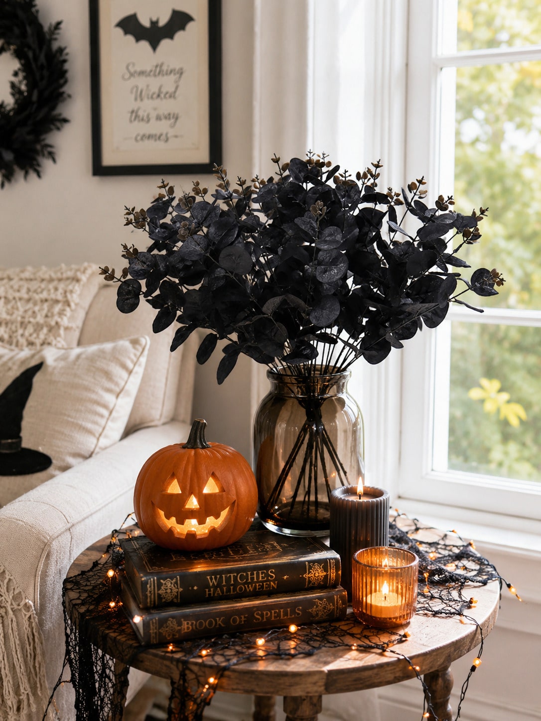 black artificial flower stems - photo 10