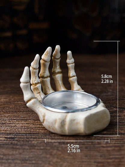 gothic skull skeleton figurines - Skeleton Hand Dish option