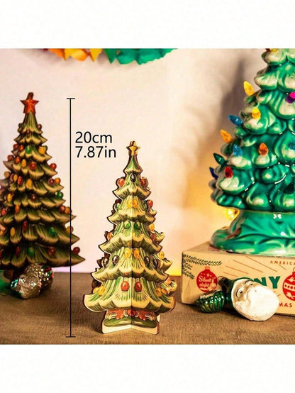 vintage ceramic look Christmas tree - Small option