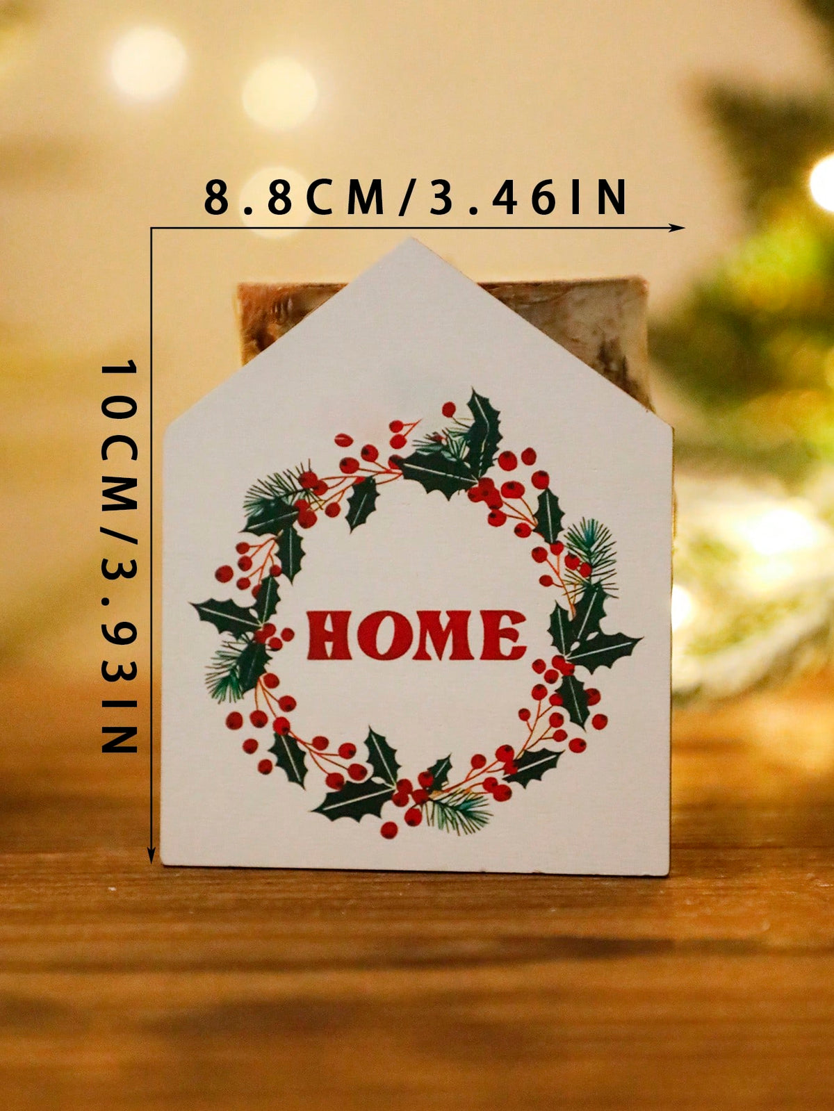 Christmas tiered tray signs - Home Wreath option