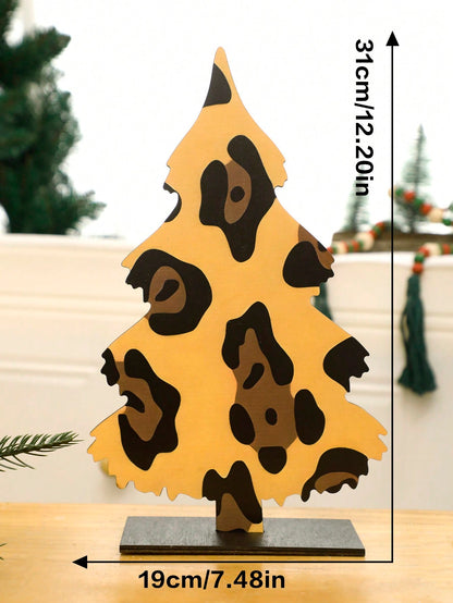leopard print Christmas tree decor - Bold Leopard / Slim