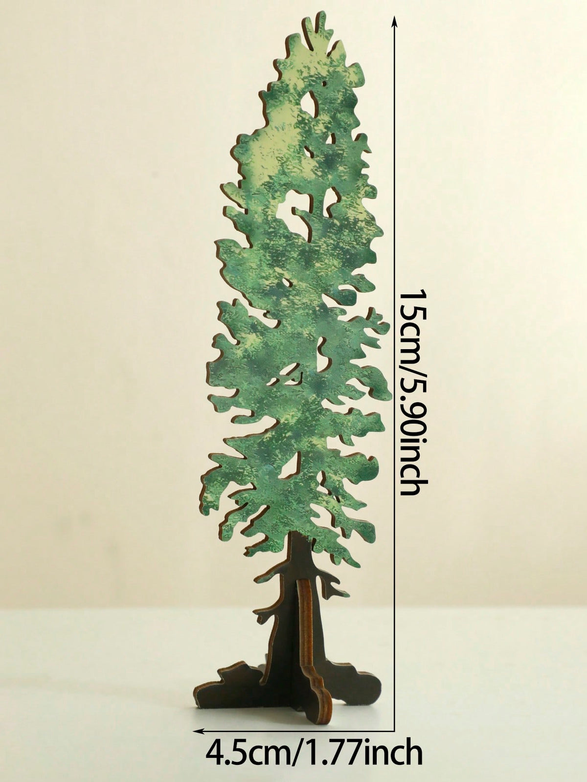 tree tabletop silhouettes - Green / Small