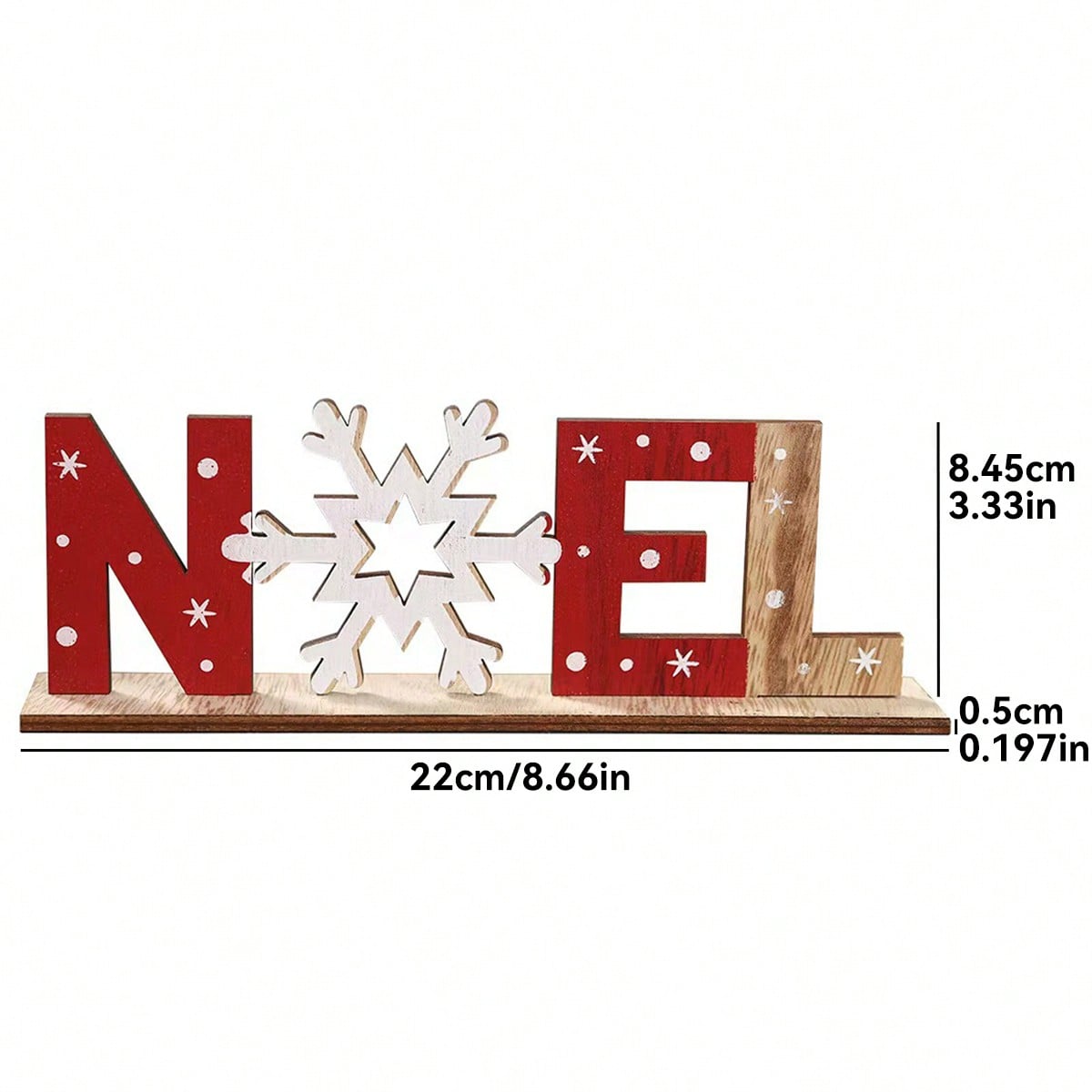 snowman letter tabletop sign - NOEL option