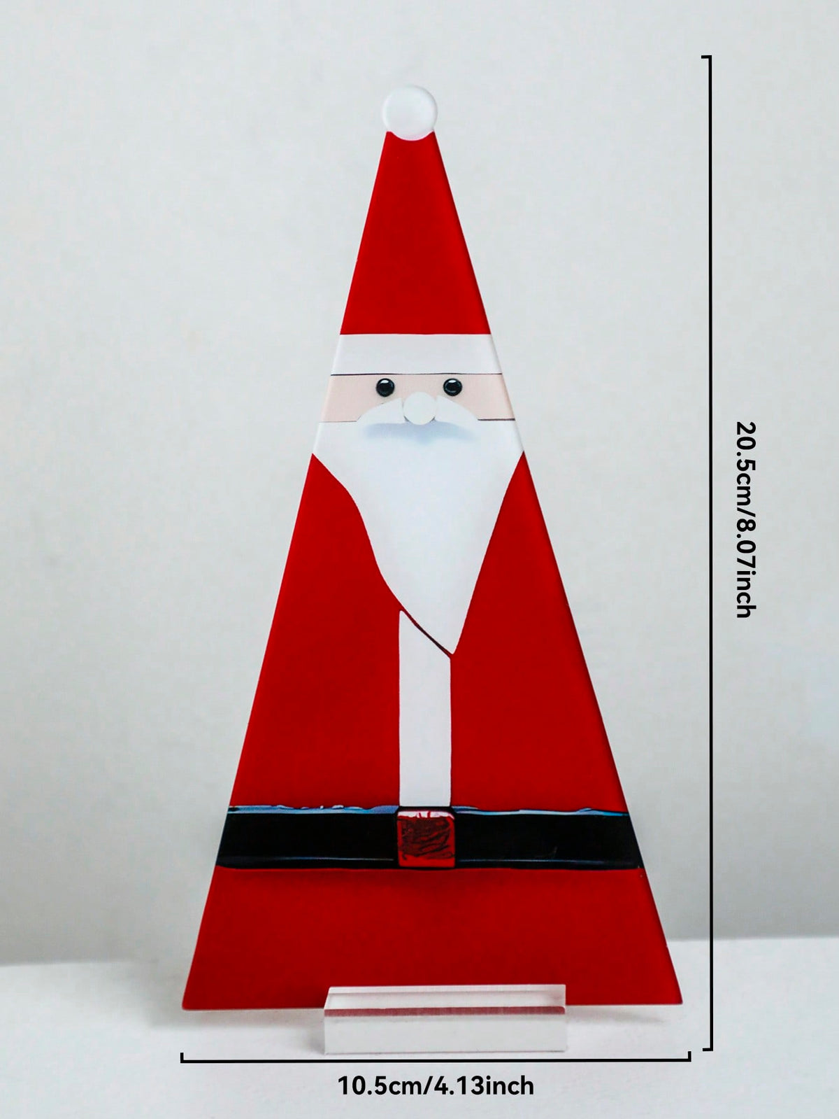 stained glass look Santa tabletop - Santa option