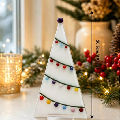 stained glass look Santa tabletop - Christmas Tree option