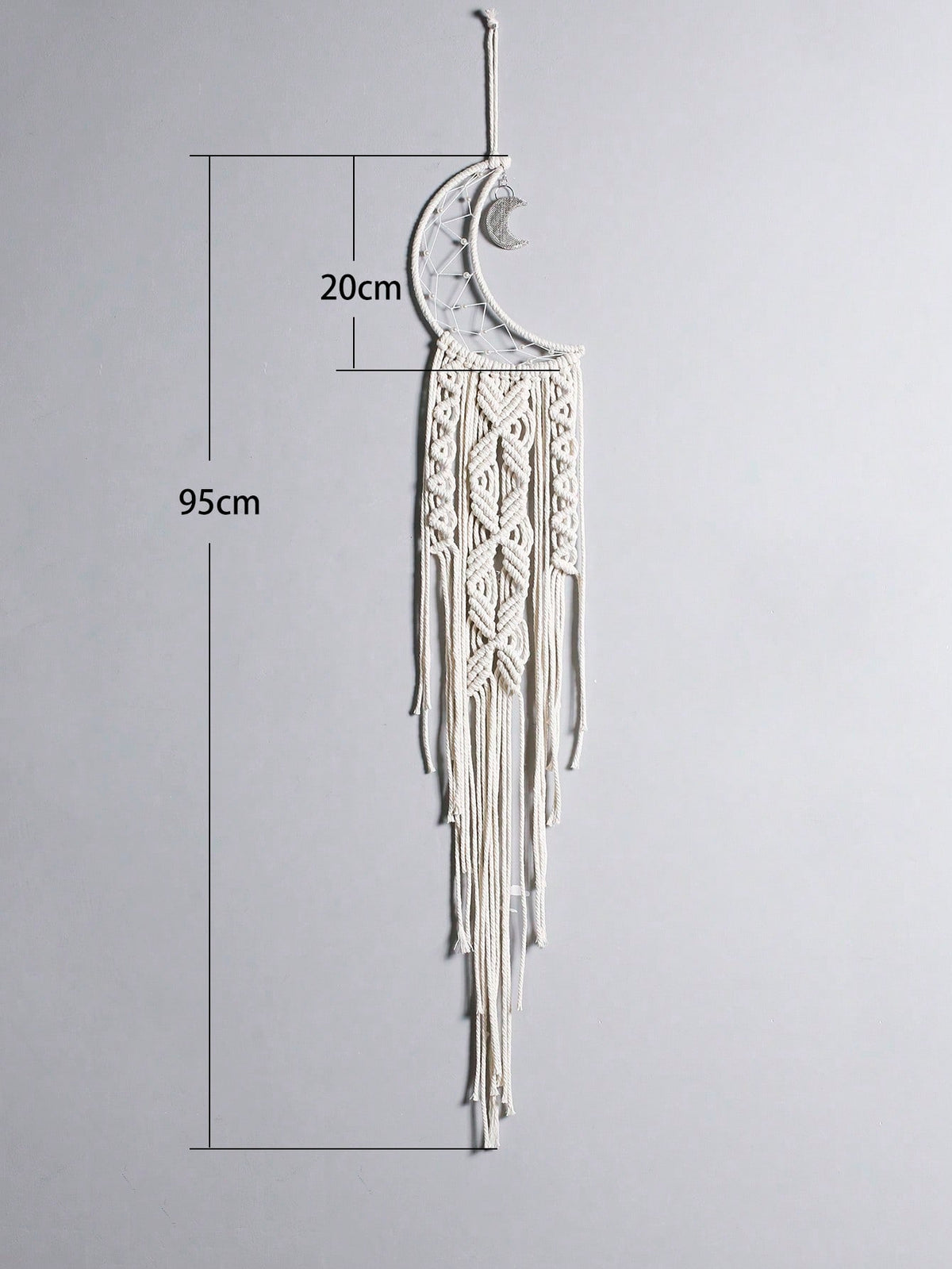 moon star macrame wall hanging - Moon option