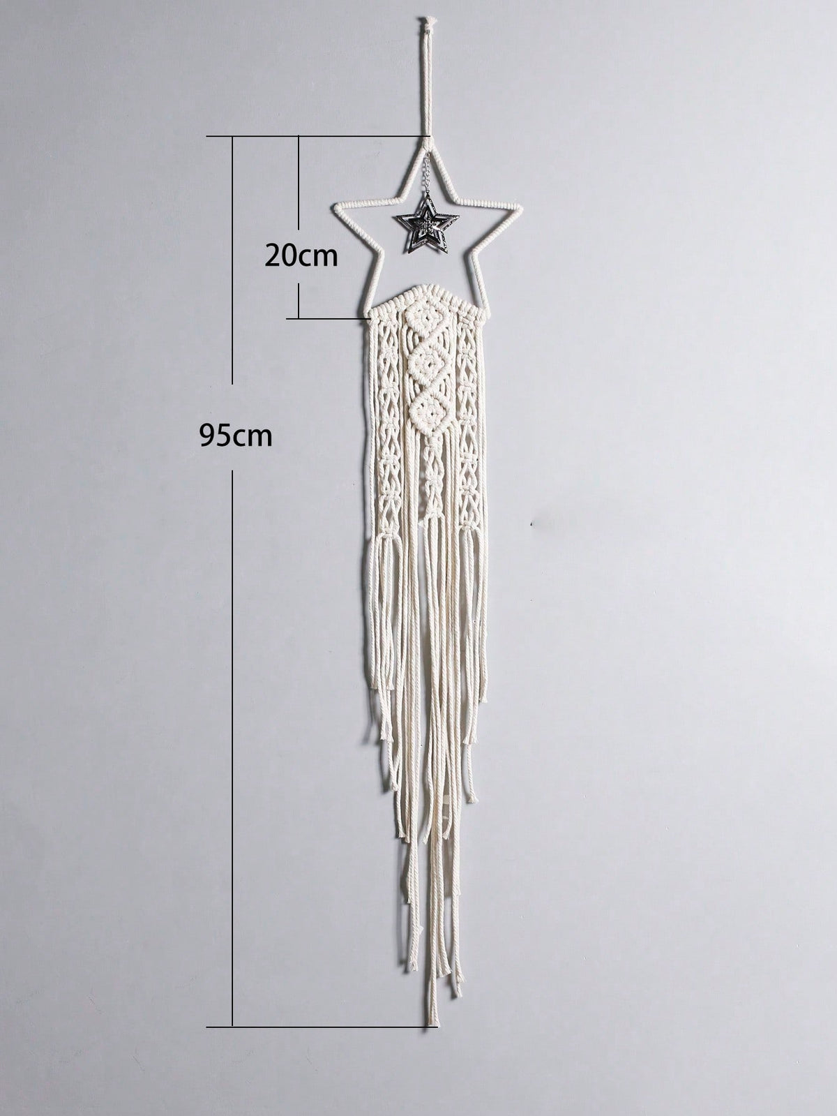 moon star macrame wall hanging - Star option