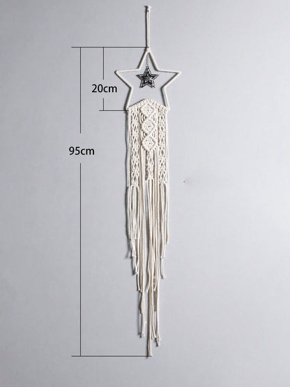 moon star macrame wall hanging - Star option