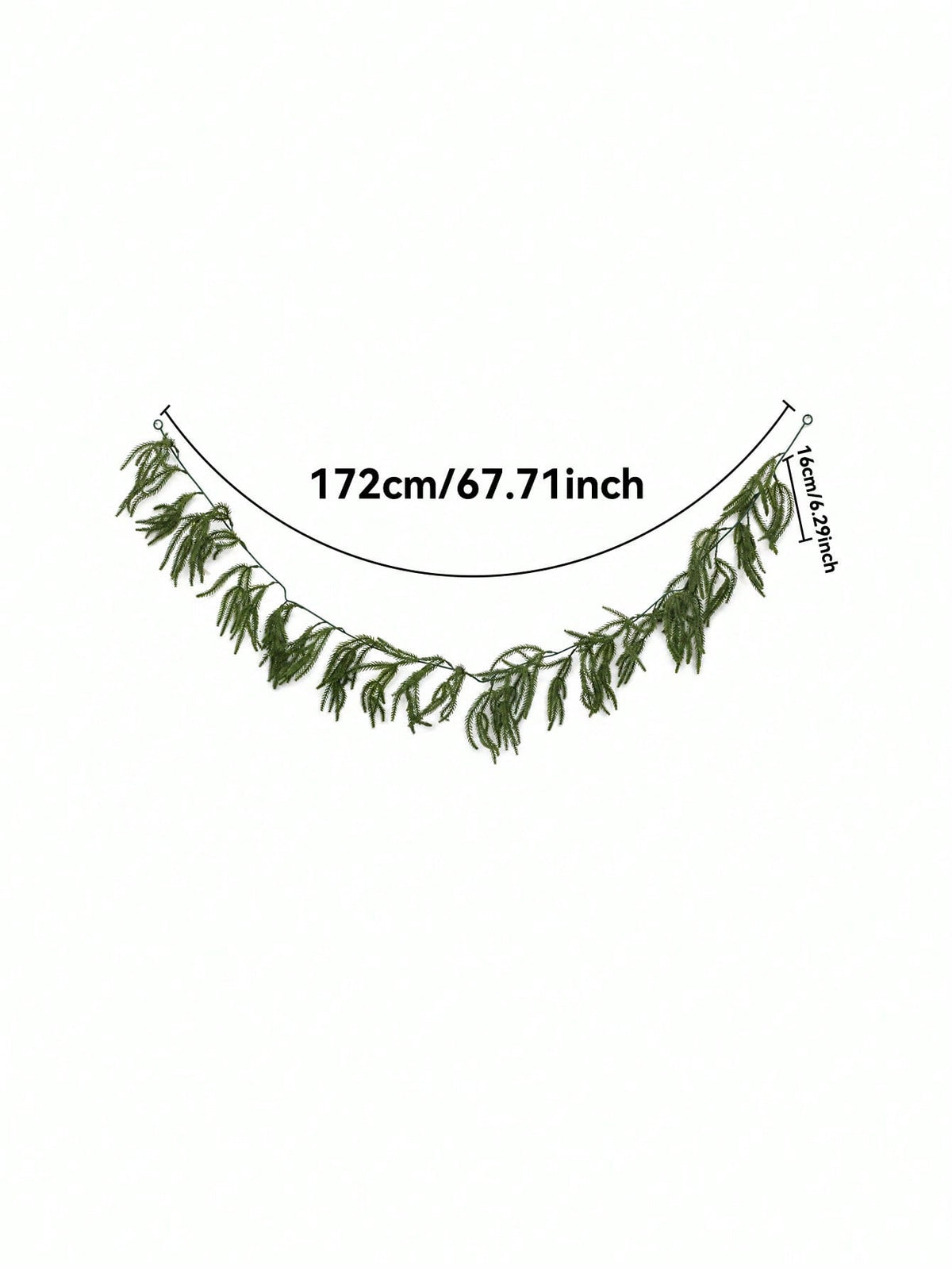 artificial pine Christmas garland - product photo