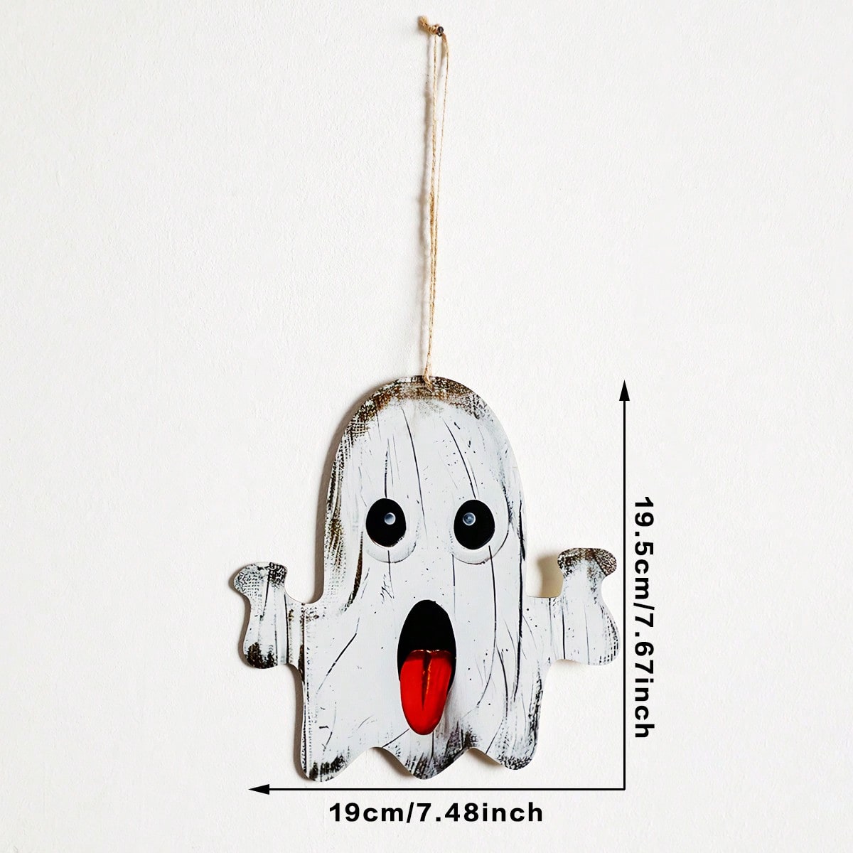 vintage ghost hanging sign - Screaming Ghost option