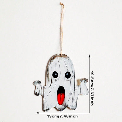 vintage ghost hanging sign - Screaming Ghost option