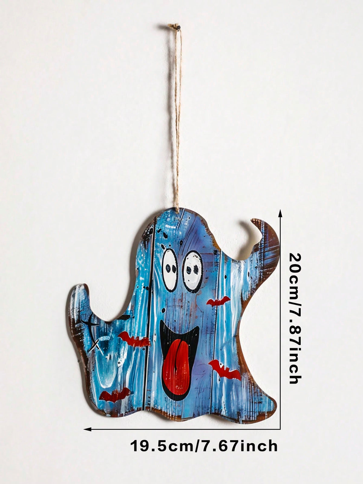 vintage ghost hanging sign - Blue Ghost option
