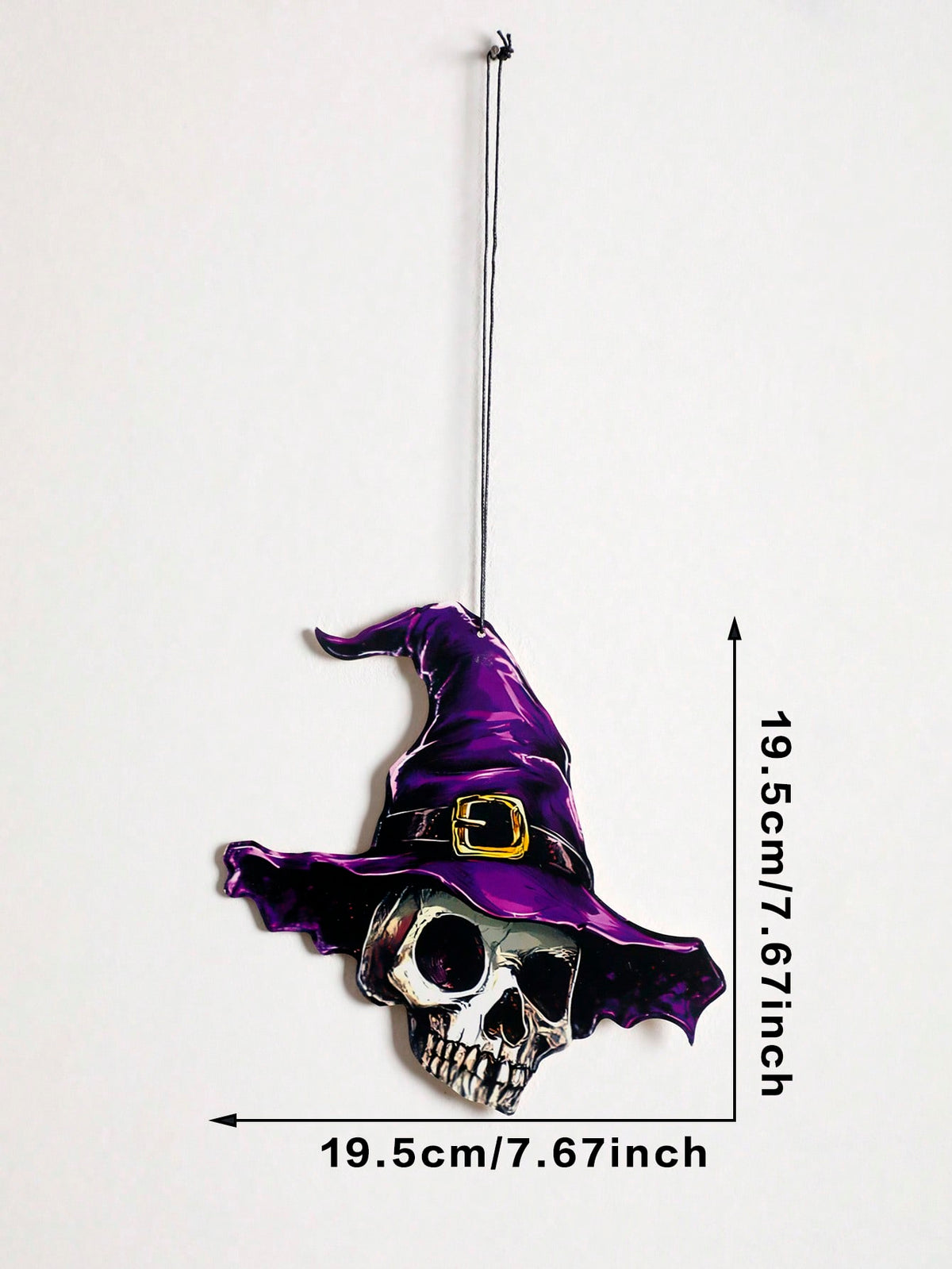 skull pumpkin ghost hanging ornaments - Witch Hat Skull option