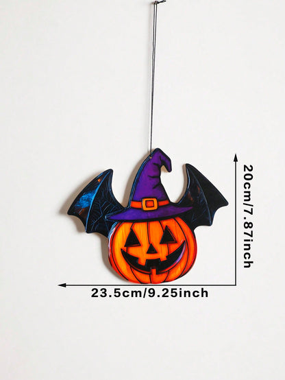skull pumpkin ghost hanging ornaments - Witch Hat Pumpkin option
