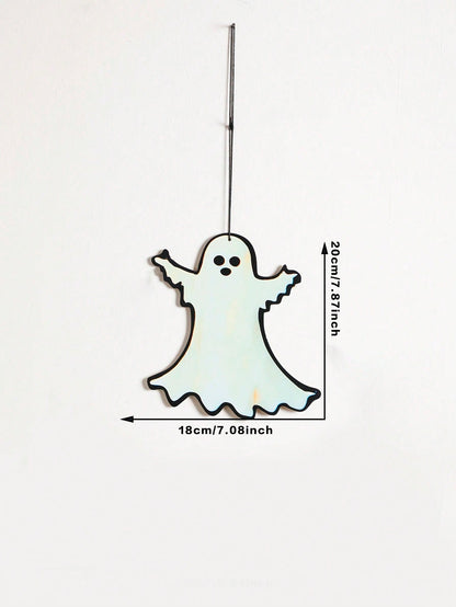 ghost Happy Halloween door sign - Ghost Only option