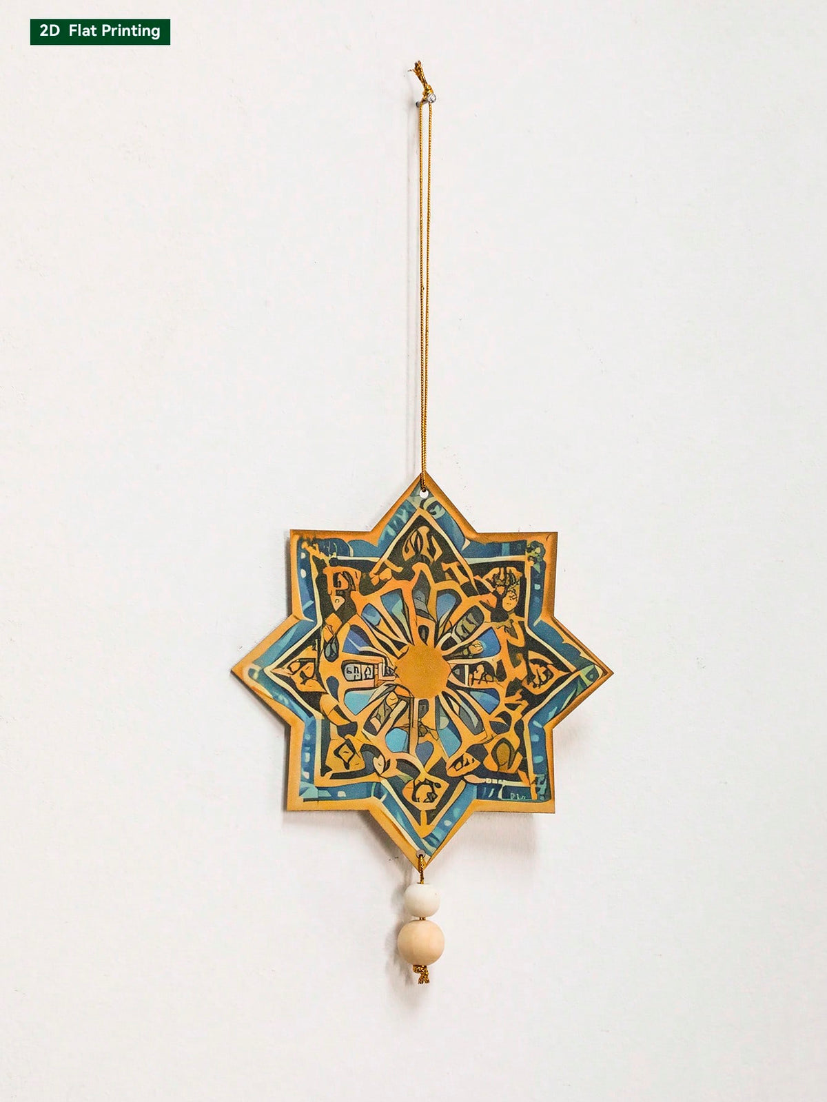 lantern moon and star hanging ornaments - Eight-Point Star