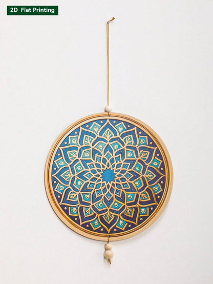 geometric star and crescent hanging ornaments - Round Medallion