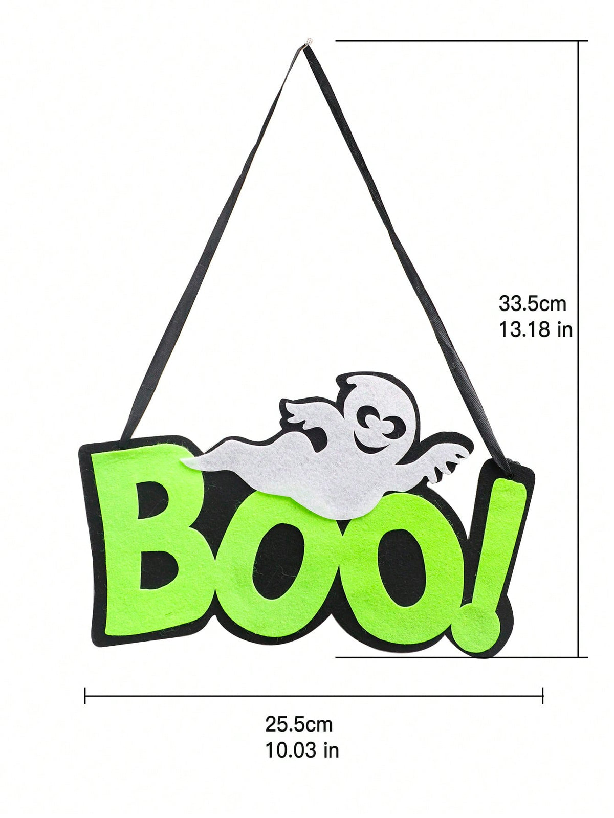 boo Halloween door sign - BOO! option