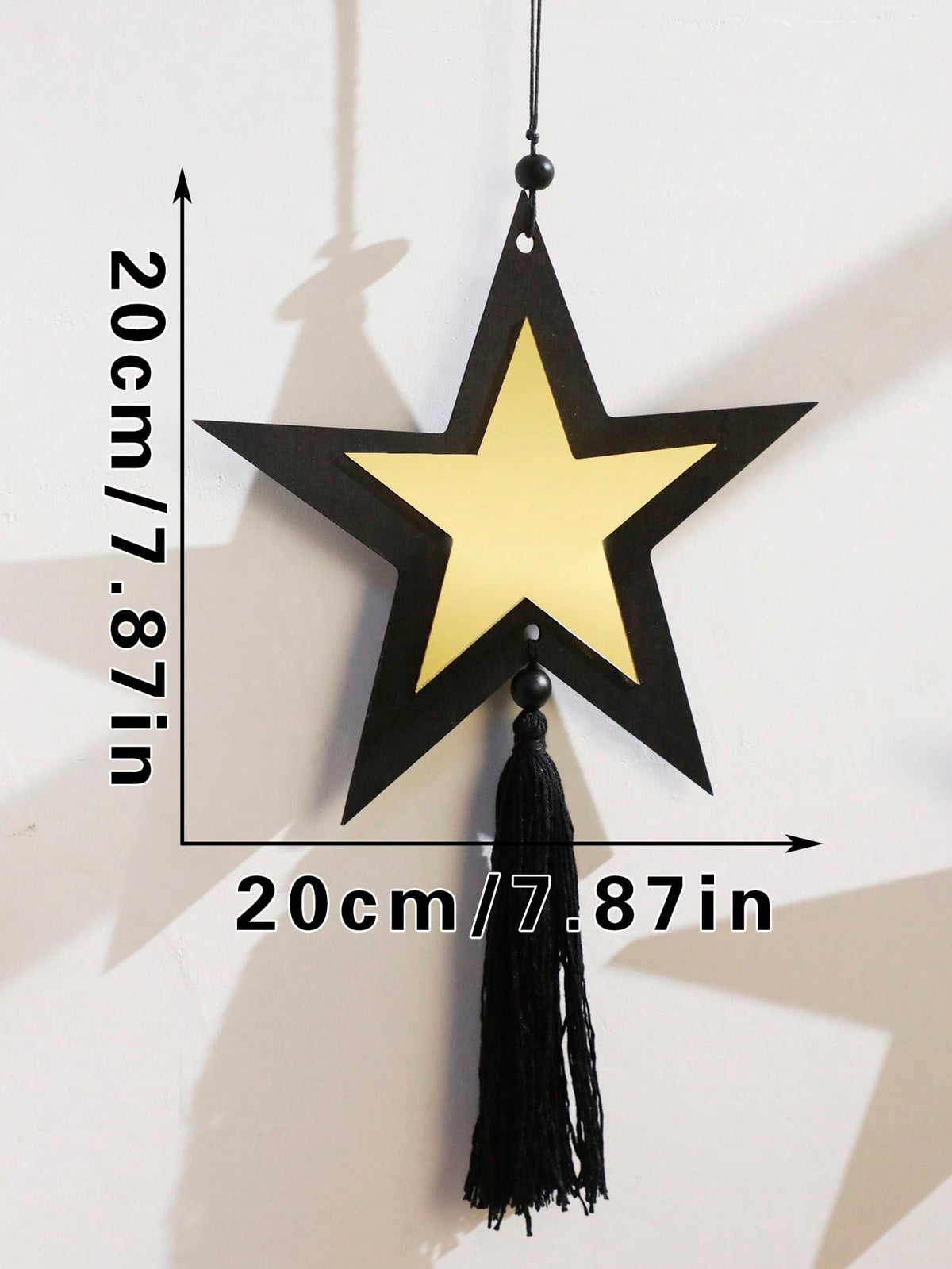star and crescent tassel wall hanging - Star