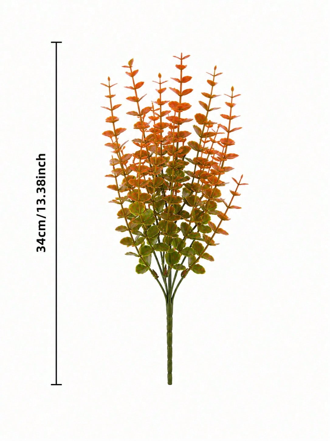 fall artificial flower bush - Green & Orange option
