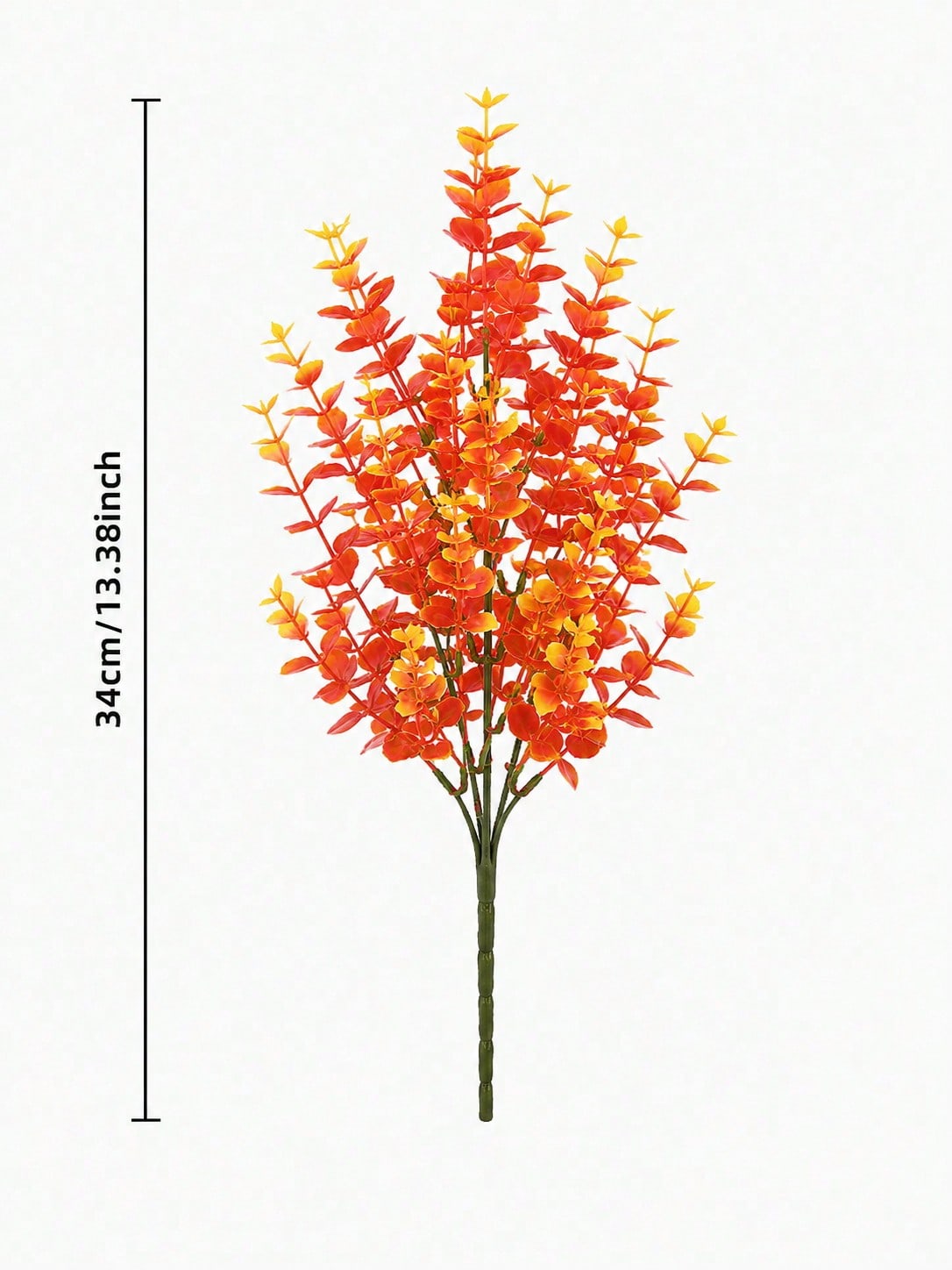 fall artificial flower bush - Orange & Yellow option