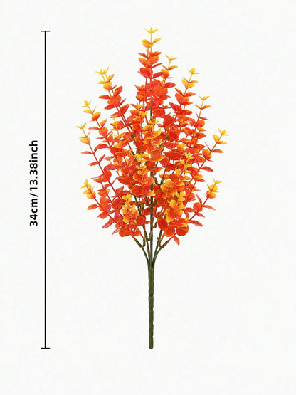 fall artificial flower bush - Orange & Yellow option