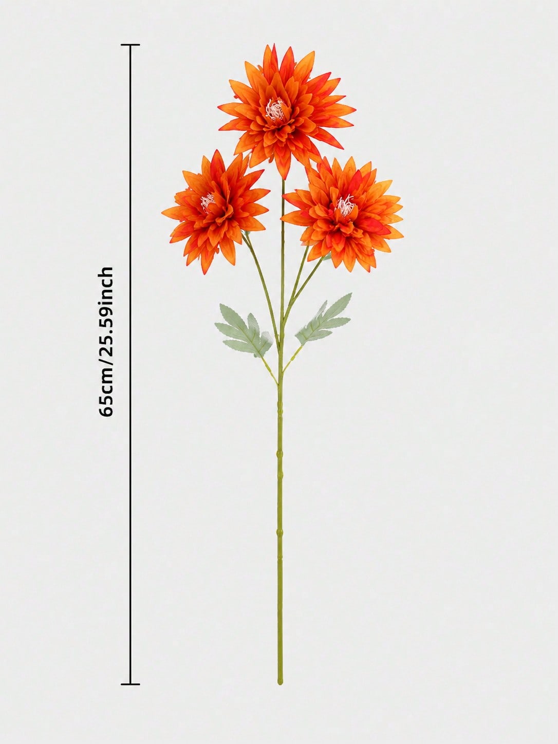 artificial dahlia stem fall - Red option
