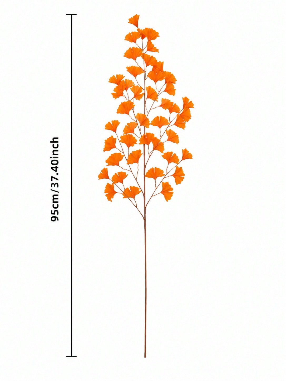 orange leaf artificial branch - product photo