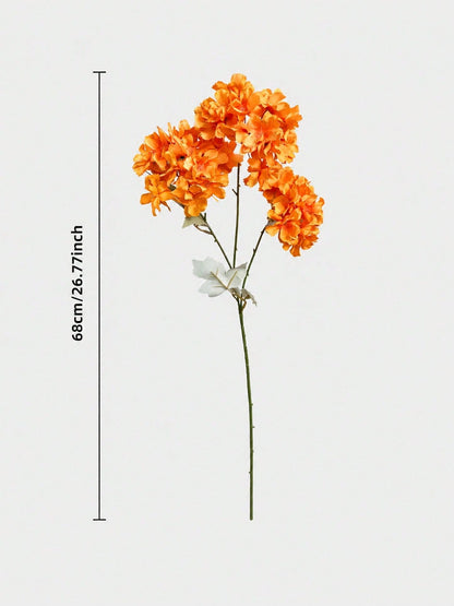 artificial hydrangea stem fall - Orange option