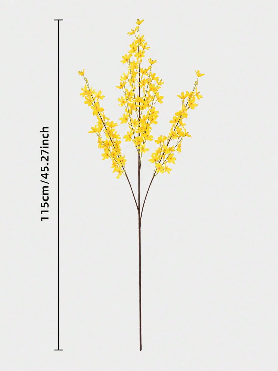 artificial dancing orchid stem - Yellow option