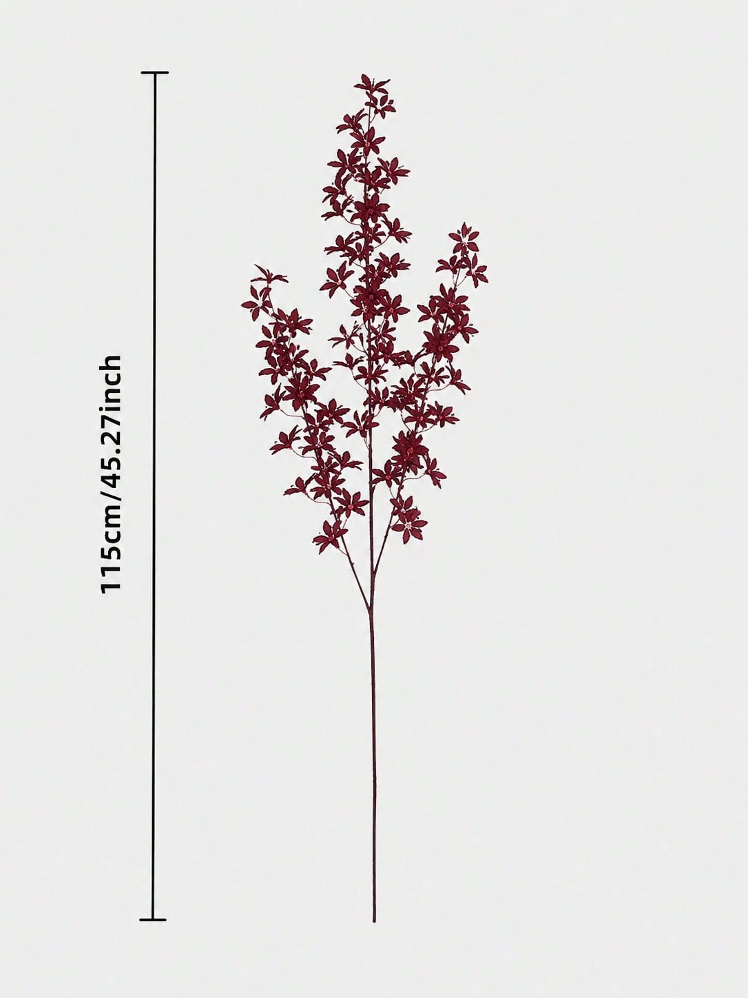 artificial dancing orchid stem - Burgundy option