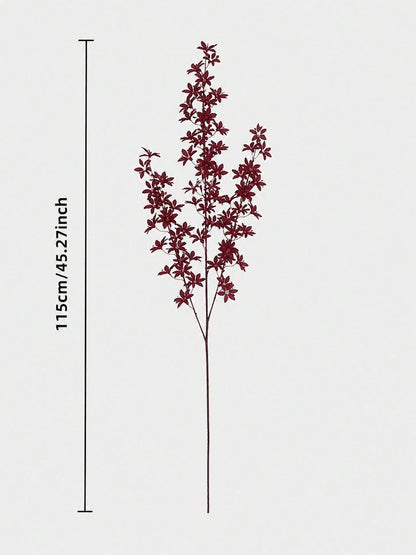 artificial dancing orchid stem - Burgundy option