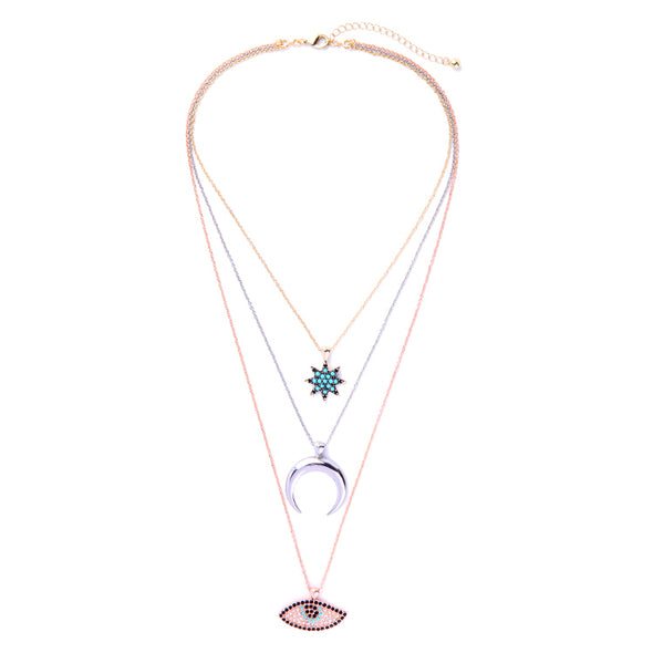 Artilady Women Multi-layer Pendant Necklace