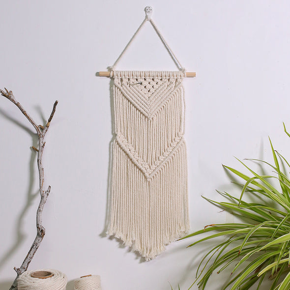 Artilady Macrame Wall Hanging Decor  Boho Woven Tapestry Handmade Wedding Party Decoration Craft