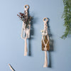 2 Pack Cute Macrame Tapestry Mini Macrame Wall Hanging Boho Decor Geometrical Art  Nursery Apartment Bedroom Dorm Home Decor