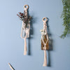 2 Pack Cute Macrame Tapestry Mini Macrame Wall Hanging Boho Decor Geometrical Art  Nursery Apartment Bedroom Dorm Home Decor
