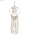 Artilady Macrame Dream Catchers for Bedroom  Boho Wall Hanging Handmade Woven Dream Catcher for Home Decor Ornament Craft Gift (Owl)