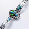 Indian native American jewelry boho bracelet 925 sterling silver cactus bracelet bangle