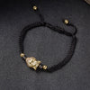 Artilady gold Buddha bracelet handmade bracelet