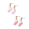 Artilady Women Girls Christmas Sock Earrings