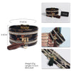 Artilady Multi-Leather Bracelet Zircon Chain Link Bracelet Tassel Alloy Beads Bracelet Magnet Clasp Bracelet