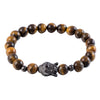 Artilady Men Buddha natural stones bracelet