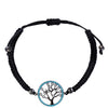 Artilady Tree pendant bracelet Zircon Handmade Weaving bracelet