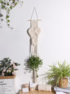 Artilady Macrame Plant Hangers Indoor Hanging Planter with Boho Woven Leaf Tassels