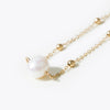 Artilady Gold Pearl Choker Necklace