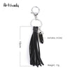 Artilady Leather Natural Stone Keychain