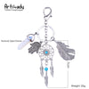 Artilady Natural Opal Stone Keychain